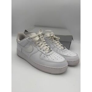 Nike Air Force 1 07 White White CW2288-111 Mens 10.5 Low Top Sneakers